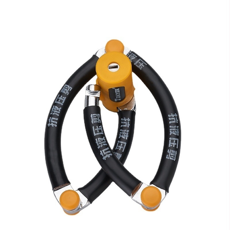 TONYON TY3869 încuietoare pliabilă din oțel pentru biciclete și motociclete – greutate 1200 g; marcă TONYON; potrivită pentru biciclete, mașini electrice, motociclete și uși