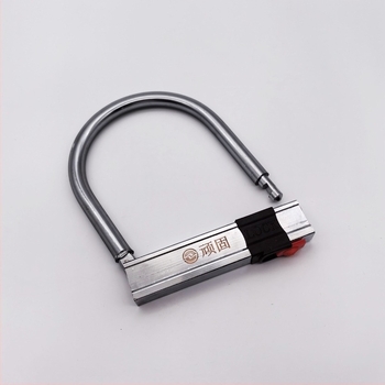 Încuietoare U pentru motocicletă, cu design antifurt, corp din oțel, model 215, 0,99 kg, potrivită pentru motociclete și tricicluri