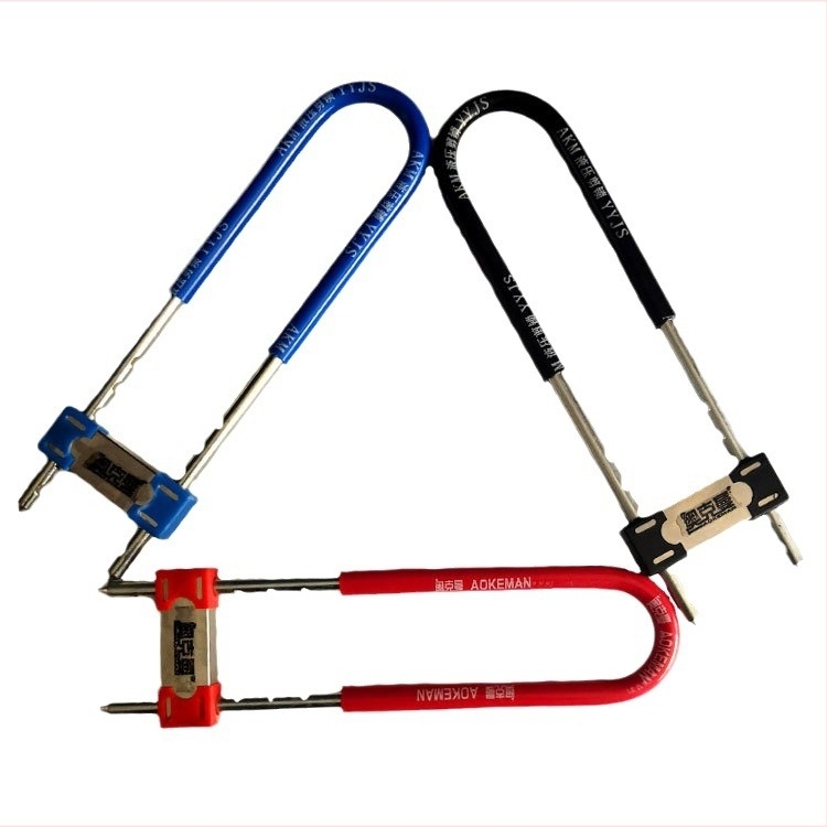 Oakman 1186 lacăt U pentru uși din sticlă, motociclete și mașini electrice — din oțel de înaltă calitate