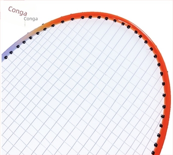 Rachetă de badminton, ramă din alt material, duritatea tijelor moderată, origine Zhejiang.