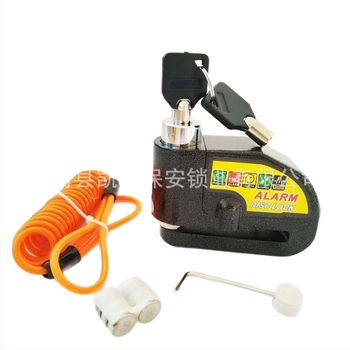 LK603 Lacăt disc pentru motocicletă cu alarmă, aliaj de aluminiu, brand Kailun&wheelkai, pentru vehicule electrice și motociclete, greutate 375 g