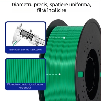 CZ filament PLA pentru imprimare 3D, 1,2 kg, 300 m lungime, material PLA, potrivit pentru imprimante 3D