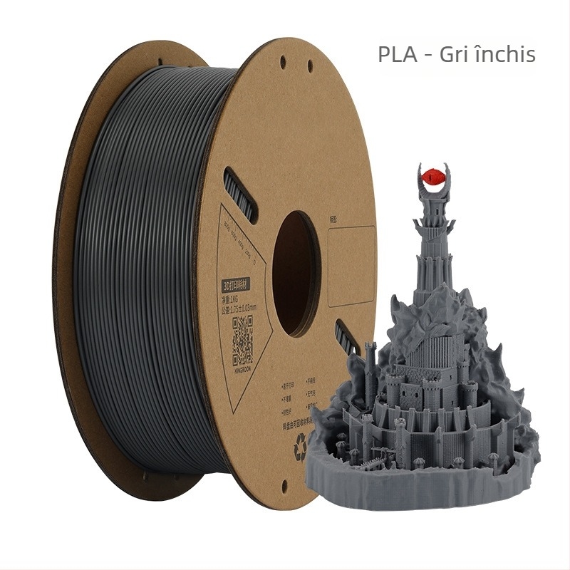 CZ filament PLA pentru imprimare 3D, 1,2 kg, 300 m lungime, material PLA, potrivit pentru imprimante 3D