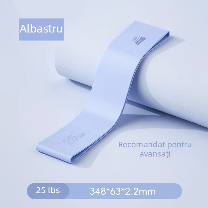 Bandă de rezistență din silicon pentru fitness – inele elastice antiderapante pentru antrenament șolduri, yoga și forță