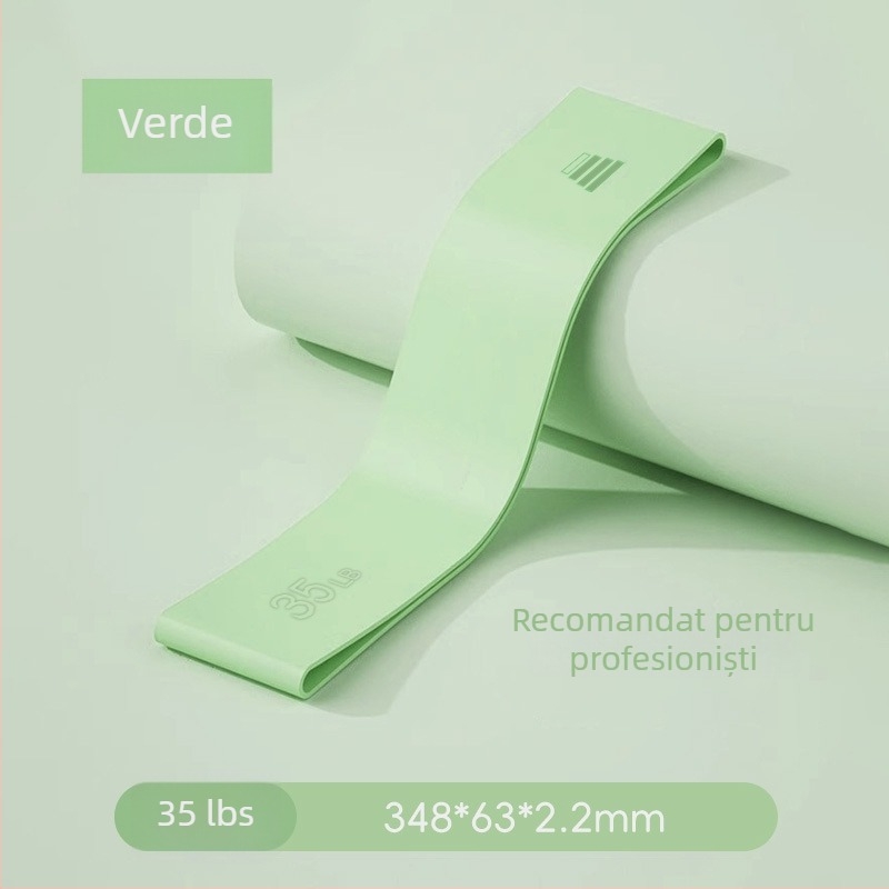 Bandă de rezistență din silicon pentru fitness – inele elastice antiderapante pentru antrenament șolduri, yoga și forță