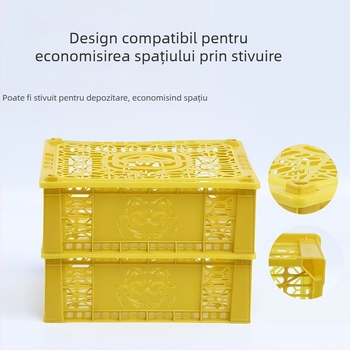 Coș de fructe din plastic, de unică folosință, material PP, încărcare 3 kg, grosime a pereților 1.8–2.3 mm, turnat prin injecție