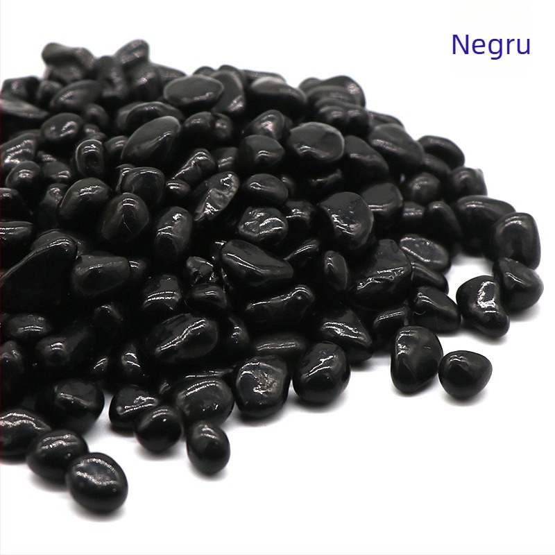 Prode pietre de peisaj pentru acvariu, pietre decorative din sticlă pentru baza acvariului, 0,25 kg