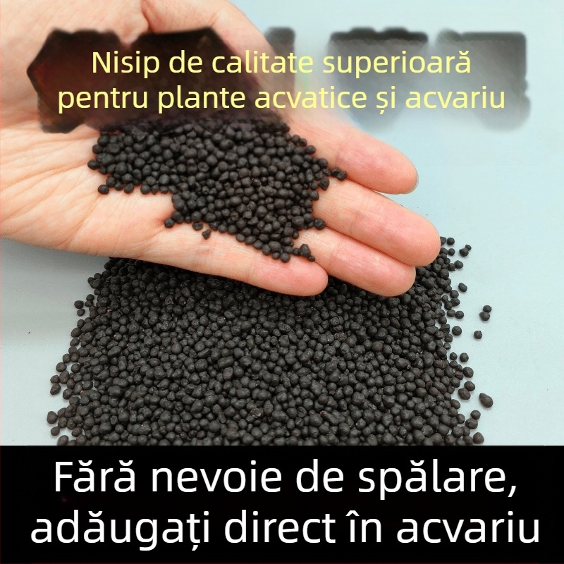 Pietre de amenajare pentru acvariu cu piatră vulcanică, nisip ceramic fără spălare, piatră pentru hidroponie, nisip de fund, oxigenare a apei