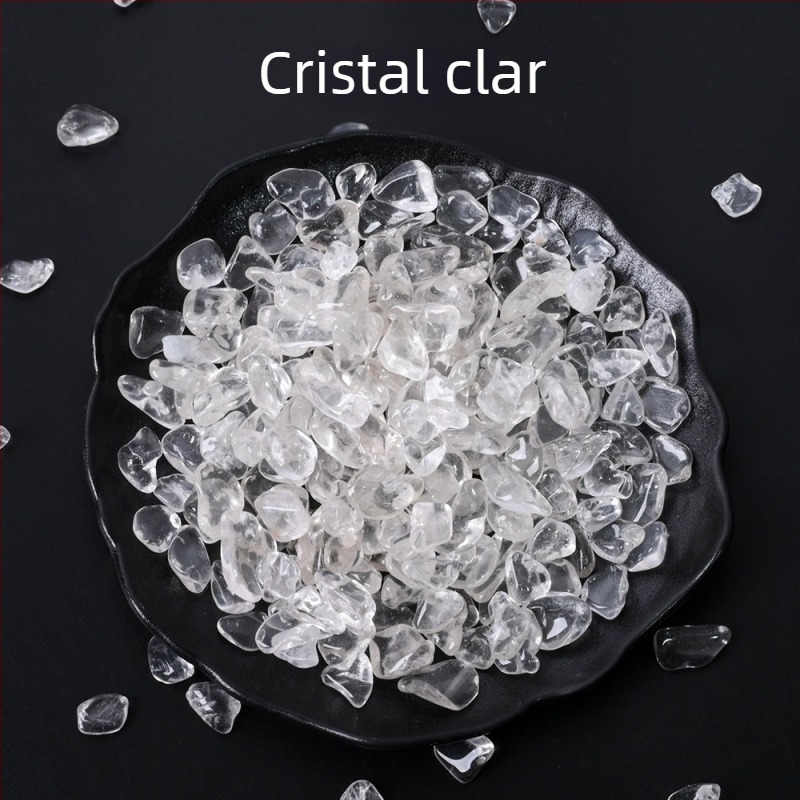 Cioburi de cristal pentru decor de acvariu cu temă Buddha — Cristale naturale ale celor cinci elemente, Brand Chuse, Model CSHH-20251215, Ambalare în cutie de carton