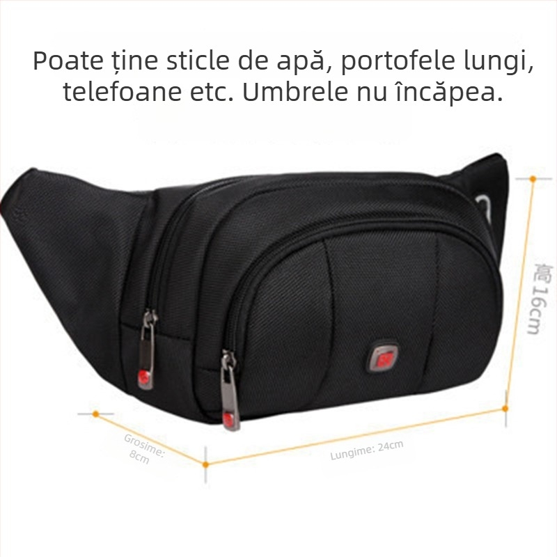 JANGEAR Geantă de talie pentru sport — Oxford țesătură, respirabilă, impermeabilă, rezistentă la uzură, unisex