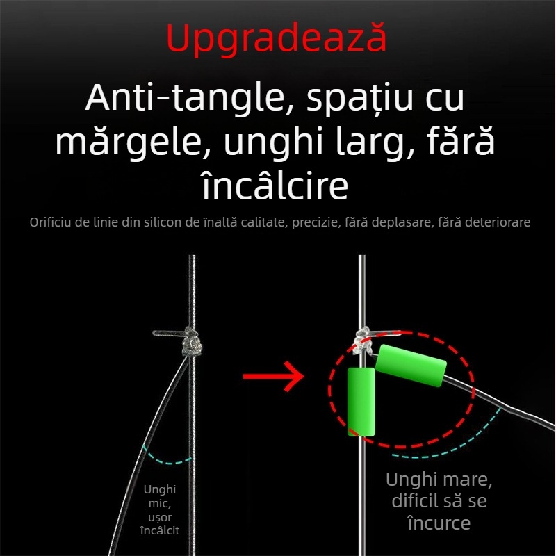 Kawasagiri montură de pescuit cu patru cârlige, pe fir, anti încurcare