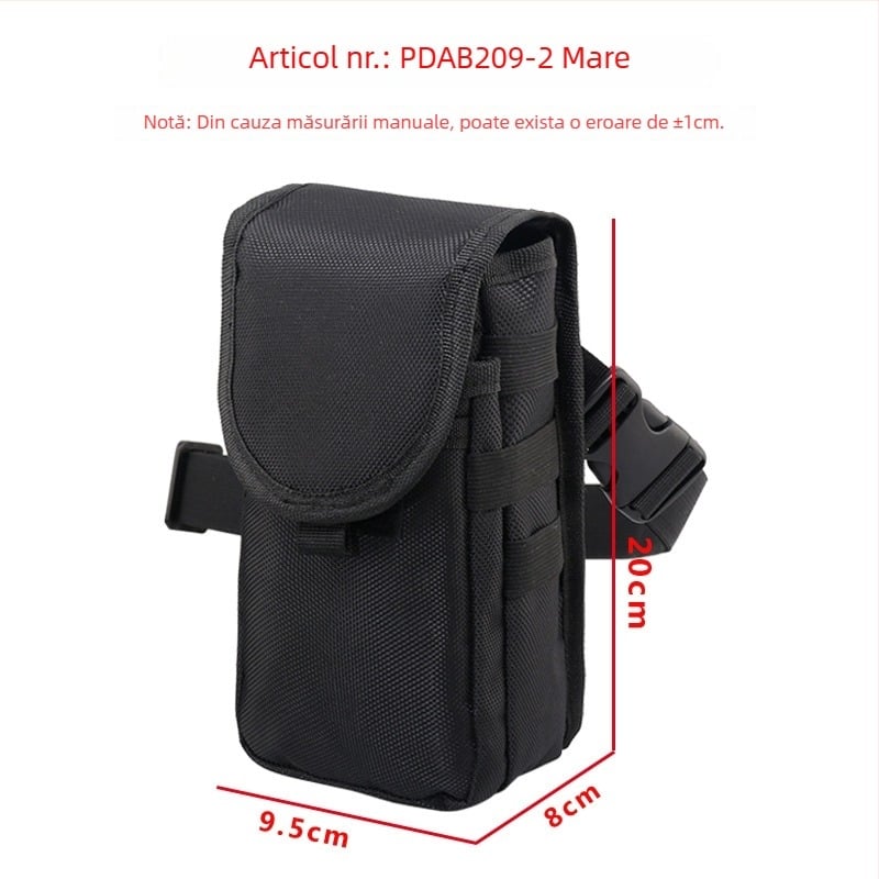 Husă protecție pentru terminal portabil POS/PDA – nylon, RFID compatibil, imprimare logo personalizat, greutate 200 g
