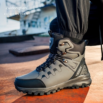 Cizme de zăpadă pentru femei, stil simplu, partea superioară Space Leather, talpă EVA, căptușeală din blană artificială