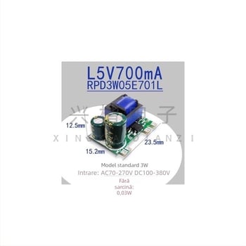 Modul izolant de alimentare cu comutator, intrare 12V, ieșiri 3.3V, 4.2V, 6V și 5V