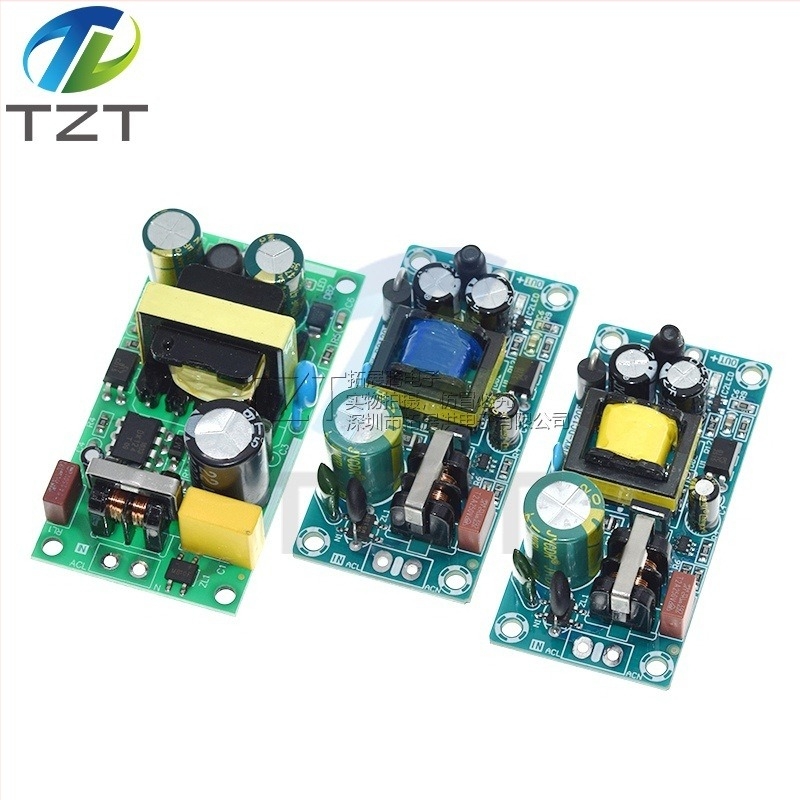 Modul de alimentare cu comutatie AC-DC izolat, placă goală, ripple redus, 5V2A/12V1A, 10–12W precizie