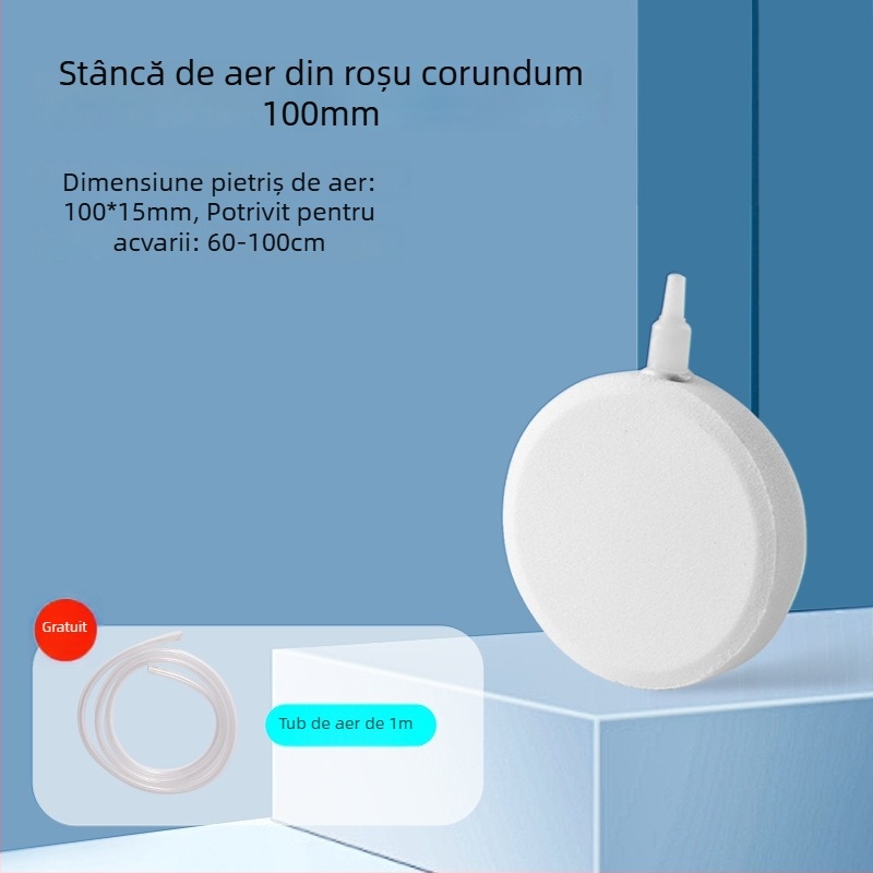 Accesoriu pentru oxigenarea acvariului – Disc Nano de aer cu presiune redusă, Bubble Stone, Air Stone și Disc de atomizare