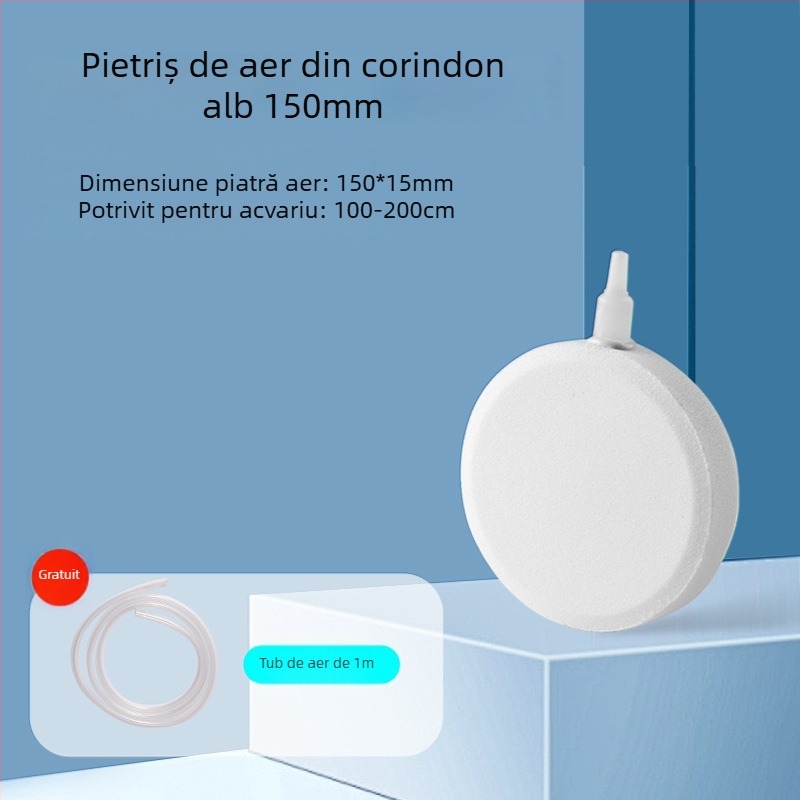 Accesoriu pentru oxigenarea acvariului – Disc Nano de aer cu presiune redusă, Bubble Stone, Air Stone și Disc de atomizare
