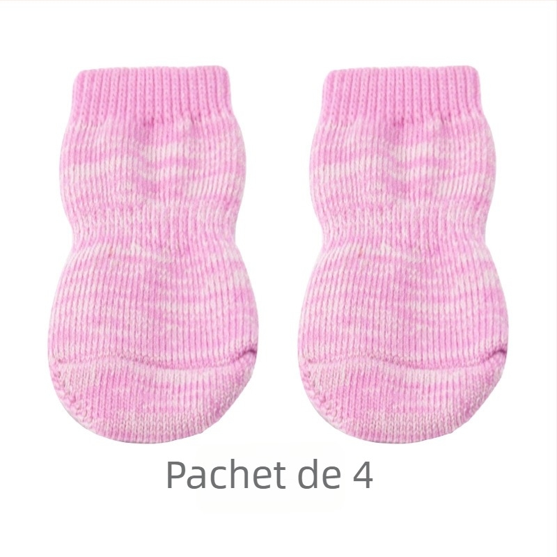 Șosete pentru câini - model cu dungi, pentru toate sezoanele, stil casual, potrivire universală