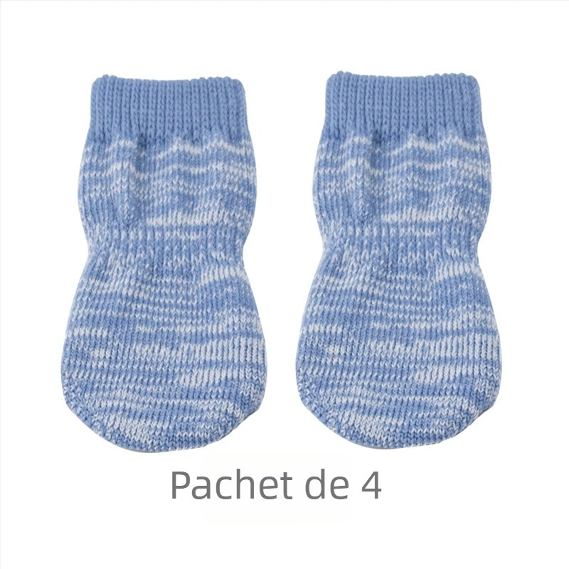 Șosete pentru câini - model cu dungi, pentru toate sezoanele, stil casual, potrivire universală