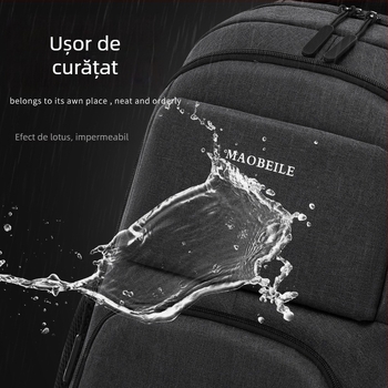 Ghiozdan școlar pentru laptop, material Oxford, capacitate 36–55 L, buzunar pentru laptop, închidere cu fermoar, bretele cu pernă de aer, respirabil