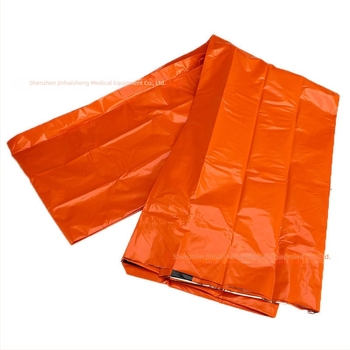Sac de dormit de urgență din PE cu folie de aluminiu, izolație impermeabilă pentru camping în aer liber și intervenții de salvare (Model CSSD-01)
