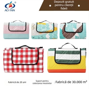 Saltea de picnic ultrasonică, rezistentă la umezeală (Material: pânză Oxford; Model: 002; Pentru 4–10 persoane)