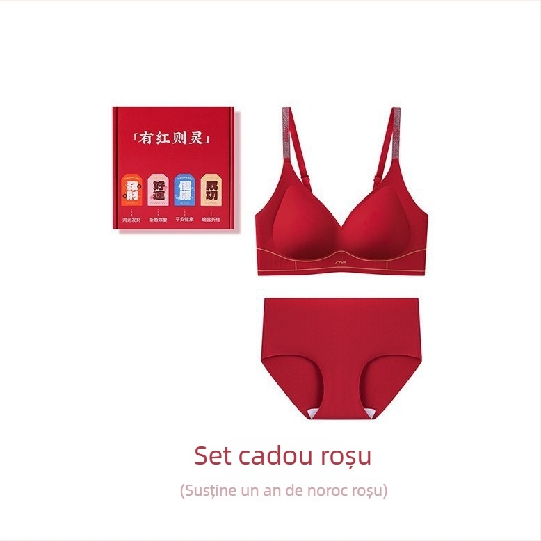 Set de lenjerie din nailon, cupe 3/4, cupe subțiri modelate, fără inel metalic, bretele fixe dublu, închidere la spate cu patru cârlige