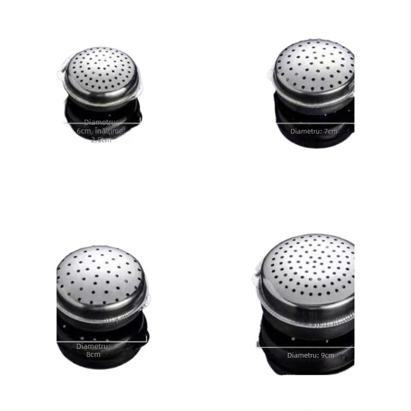 Cutie pentru condimente din oțel inoxidabil 304, cu bile de condimente și borcan pentru condimente solide