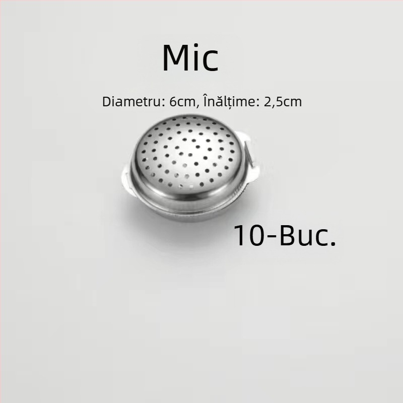 Cutie pentru condimente din oțel inoxidabil 304, cu bile de condimente și borcan pentru condimente solide