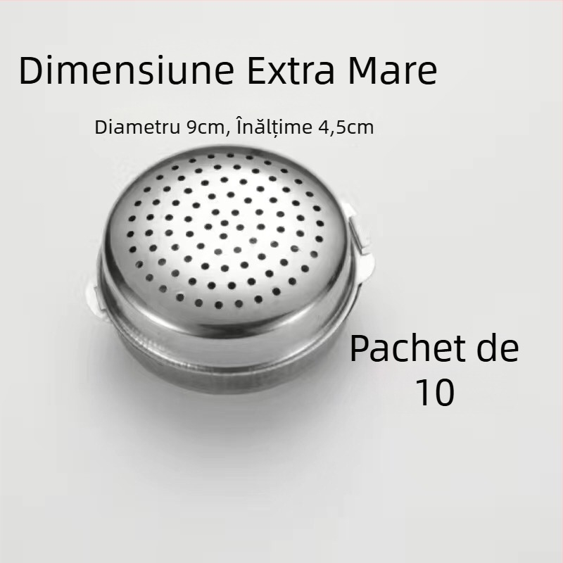 Cutie pentru condimente din oțel inoxidabil 304, cu bile de condimente și borcan pentru condimente solide