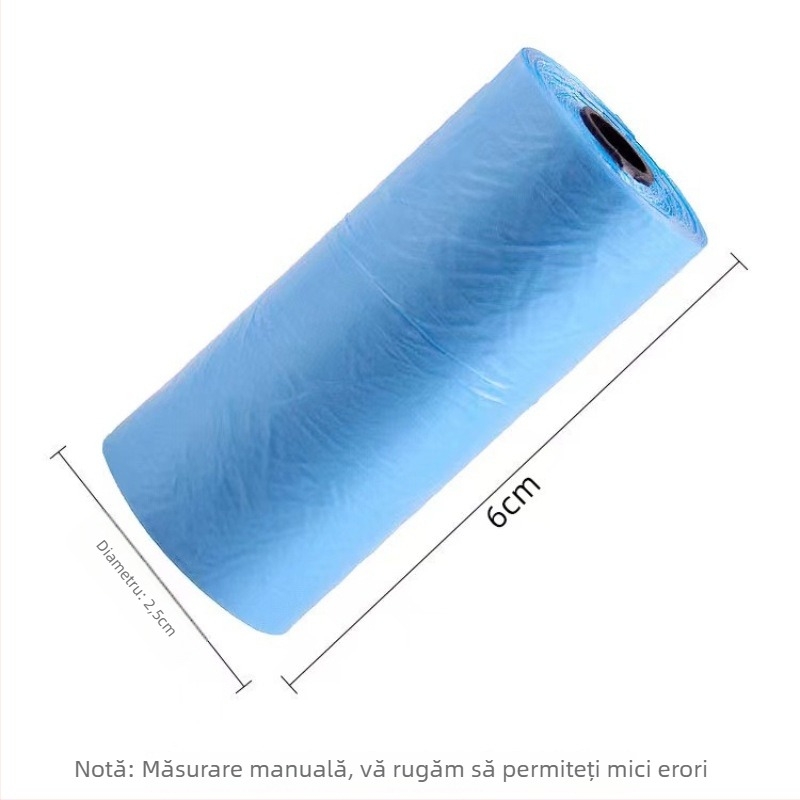 Saci de gunoi PE, pentru deșeuri de animale de companie, cu gură plată, de unică folosință, ne-degradabili