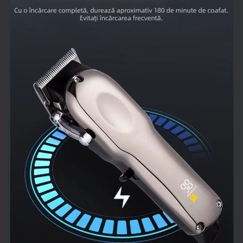 Mașină electrică de tuns pentru câini, putere mare, lamă din oțel inoxidabil, pentru câini de talie mare, utilizare profesională