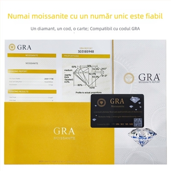 Moissanite Plum Blossom Cut piatră liberă, formă rotundă, lustruită, personalizabilă