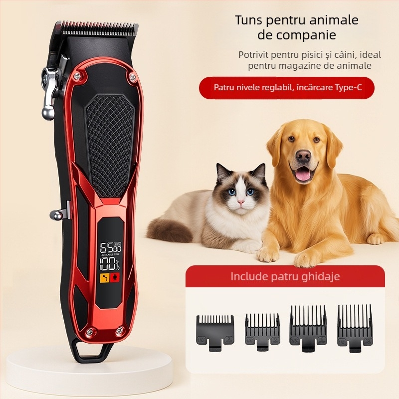 Mașină de tuns electrică pentru câini – Puternică, instrument profesional de îngrijire a animalelor de companie (Brand: Kahera; Material: ABS; Import: Nu; Brand privat autorizat: Da)