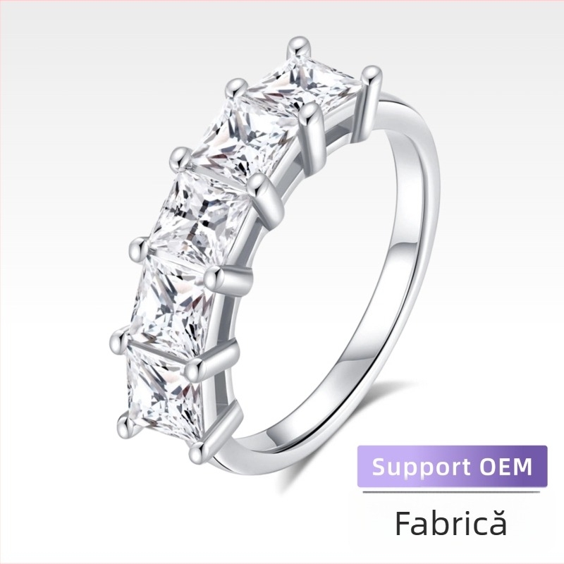 Inel - Argintiu 925 - Design geometric - Placare electrolitică - iHiHGEL