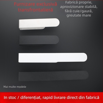 Raft pentru prosoape de hârtie din oțel inoxidabil 304, finisaj mat, montaj cu adeziv fără găuri, 1 nivel, sarcină 5 kg