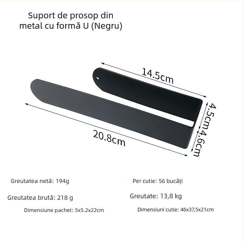 Raft pentru prosoape de hârtie din oțel inoxidabil 304, finisaj mat, montaj cu adeziv fără găuri, 1 nivel, sarcină 5 kg