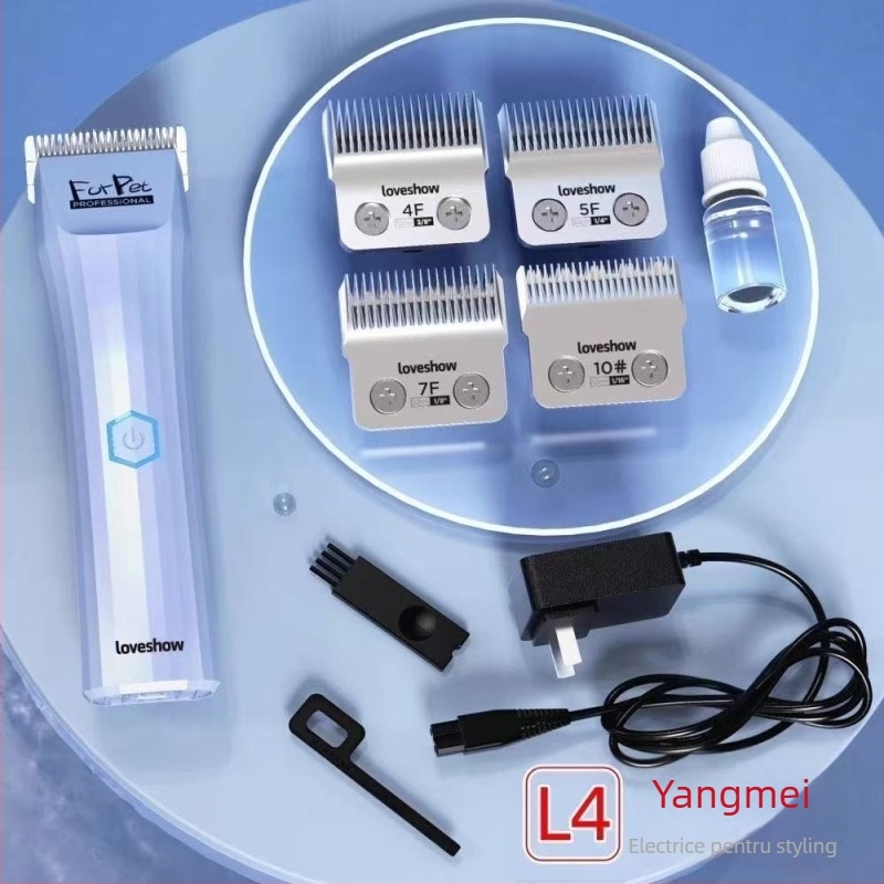 Akome Loveshow L4 Bayberry Clipper electric pentru animale de companie – putere înaltă, pentru câini și pisici