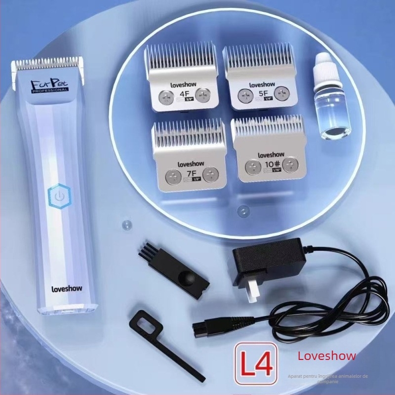 Akome Loveshow L4 Bayberry Clipper electric pentru animale de companie – putere înaltă, pentru câini și pisici