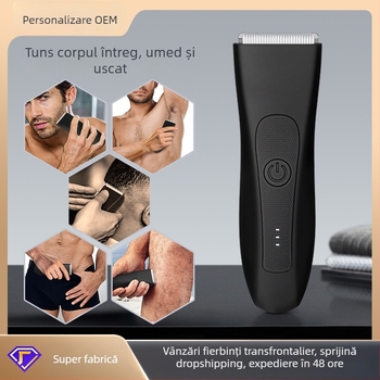 Trimmer electric impermeabil pentru femei, pentru axile și zone intime, cu lamă ceramică (impermeabil • reîncărcabil • autonomie 1–3 h • zgomot 36–45 dB)