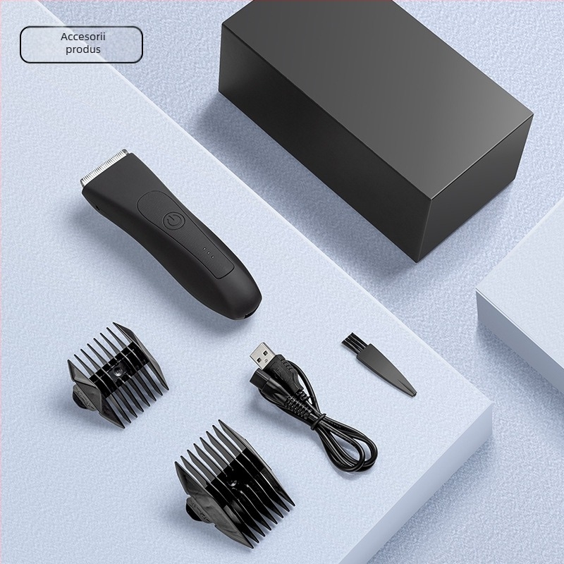 Trimmer electric impermeabil pentru femei, pentru axile și zone intime, cu lamă ceramică (impermeabil • reîncărcabil • autonomie 1–3 h • zgomot 36–45 dB)