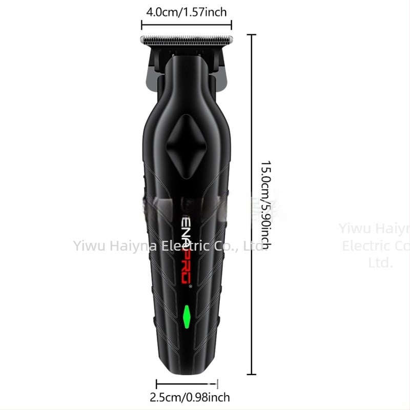 Mașină de tuns păr electrică cu motor periat, lamă din oțel inoxidabil, baterie încorporată 1000–1200 mAh, autonomie 1–3 h, zgomot 36–45 dB