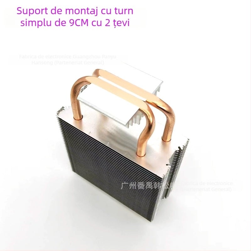 Răcitor CPU din cupru cu 6 țevi, răcire cu țevi termici, 2000 rpm, zgomot 20 dB