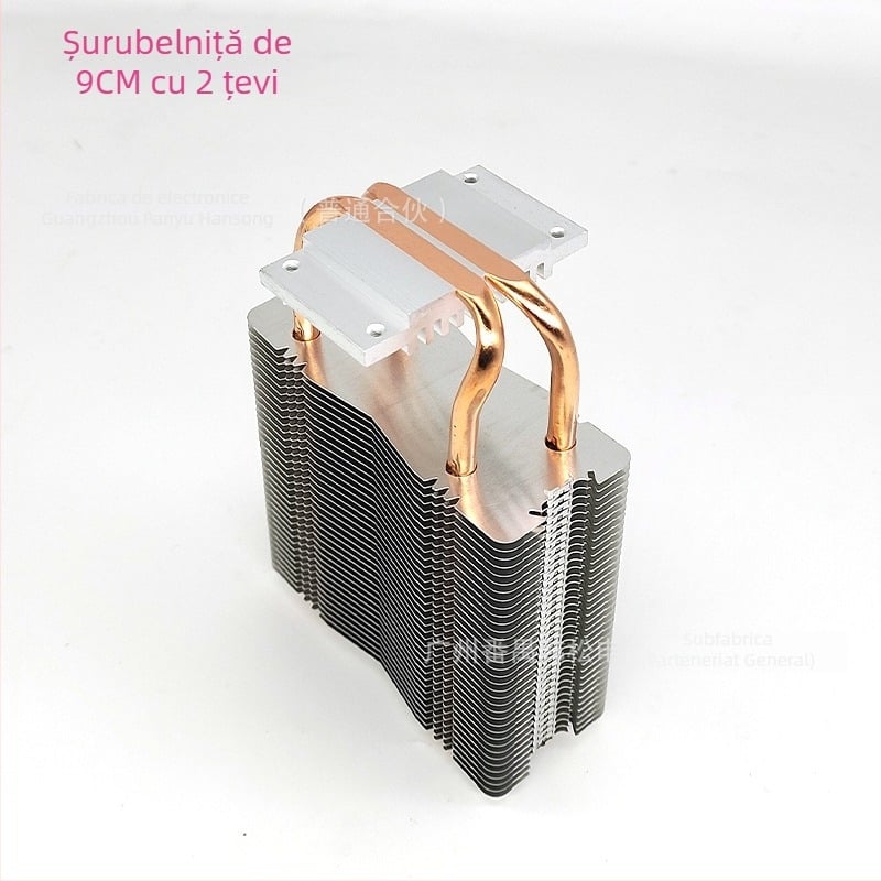 Răcitor CPU din cupru cu 6 țevi, răcire cu țevi termici, 2000 rpm, zgomot 20 dB