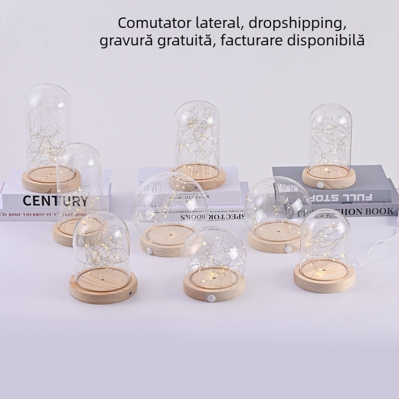 Vas din sticlă borosilicată de înaltă calitate, suprafață lustruită, design geometric, stil modern minimalist
