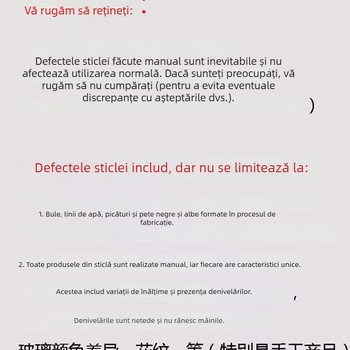 Sticlă Shizuku pentru birou — peisaj mic pe birou, sticlă borosilicată de înaltă calitate, turnată, personalizabil, stil Light Luxury