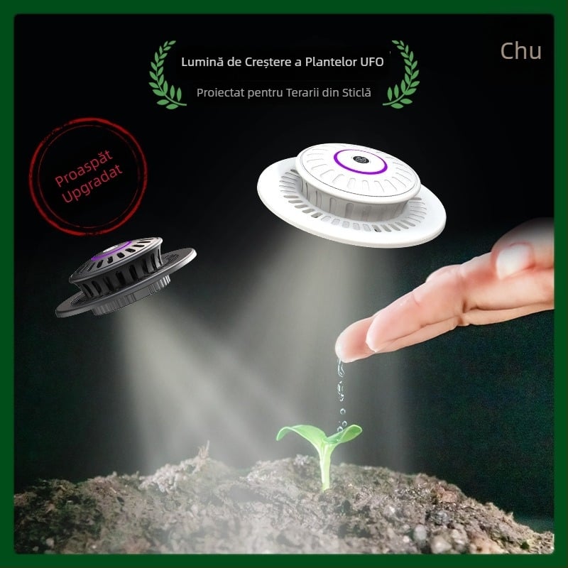 Lampă pentru plante cu spectru complet pentru micro peisaj – 4 LED, 230 lm, 6500K, 220V, 63 lm/W