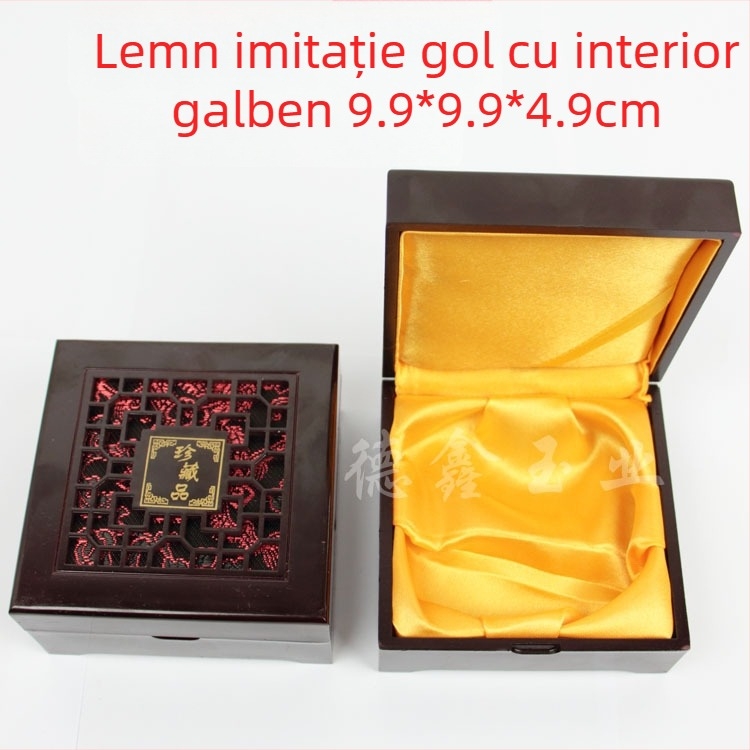 Cutie de bijuterii pentru cadouri cu design sculptat gol și interior velurat; Materiale compozite, cutie de ambalaj – Jin Dexin, China