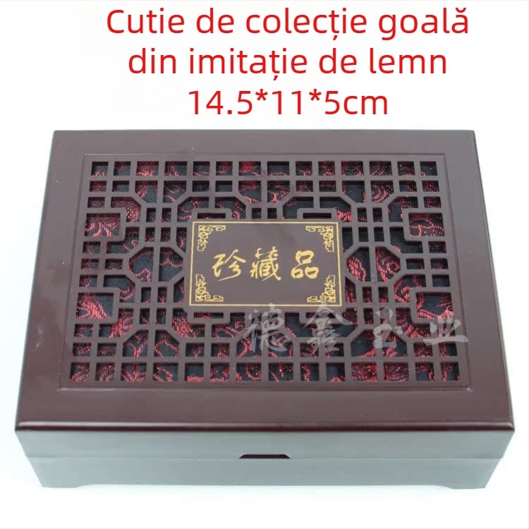 Cutie de bijuterii pentru cadouri cu design sculptat gol și interior velurat; Materiale compozite, cutie de ambalaj – Jin Dexin, China
