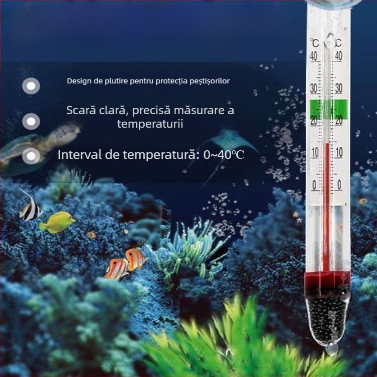 Termometru plutitor pentru acvariu — funcție generală; Material: Altul; Import: Nu; Mărci private: Nu; Categoria: Termometru